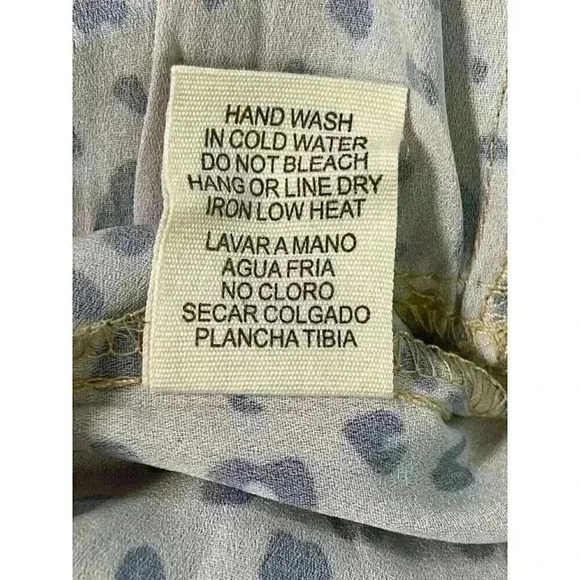 Mod On Trend Women's Leopard Skort Ruffled Bottom Faux Wrap SIZE-MEDIUM - Picture 3 of 4